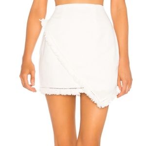 NWOT REVOLVE Savana Frayed Hem Skirt